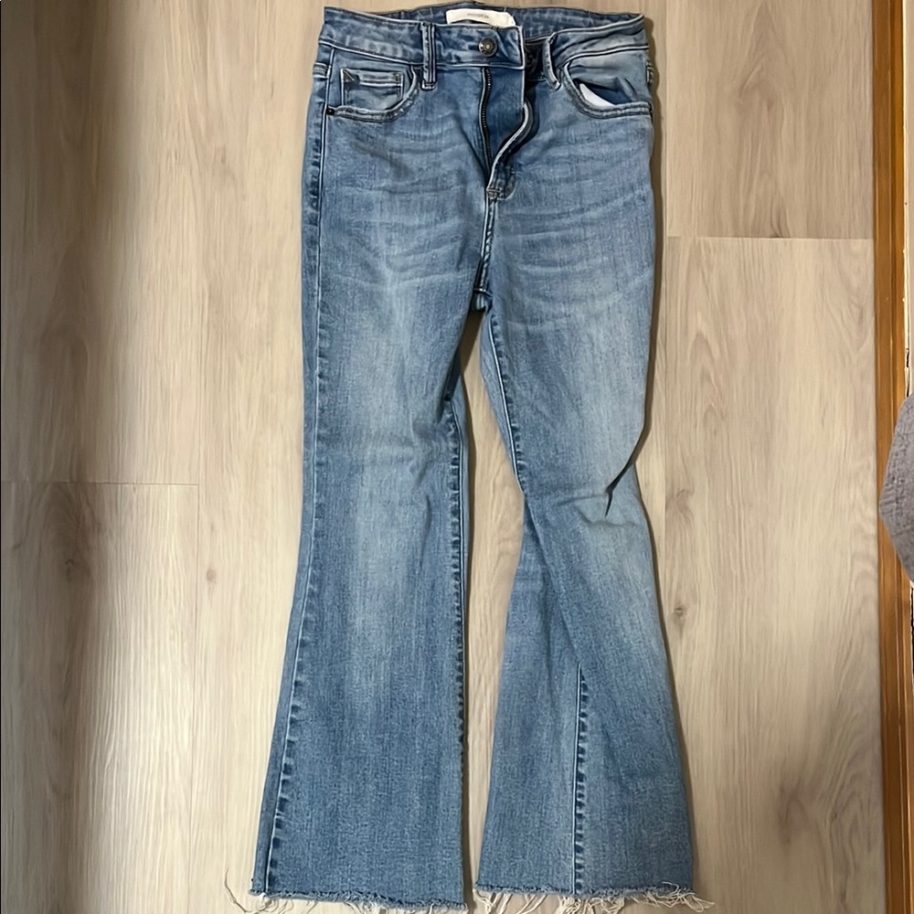 HIDDEN Women's Blue Flared Jeans